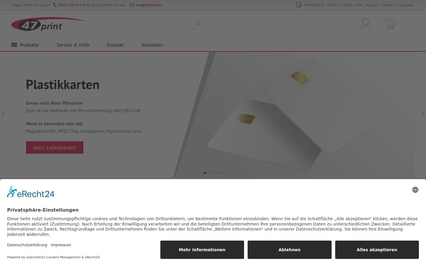 Screenshot tal-banner tal-kunsens muri qabel kwalunkwe interazzjoni