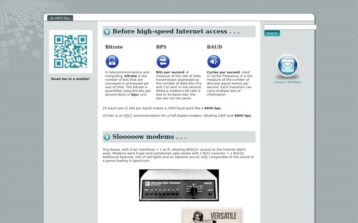 Screenshot of 4800bps.com