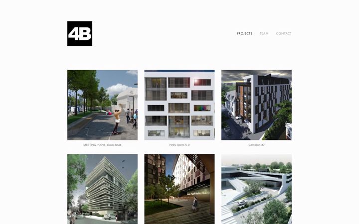Screenshot von 4b-arhitectura.ro