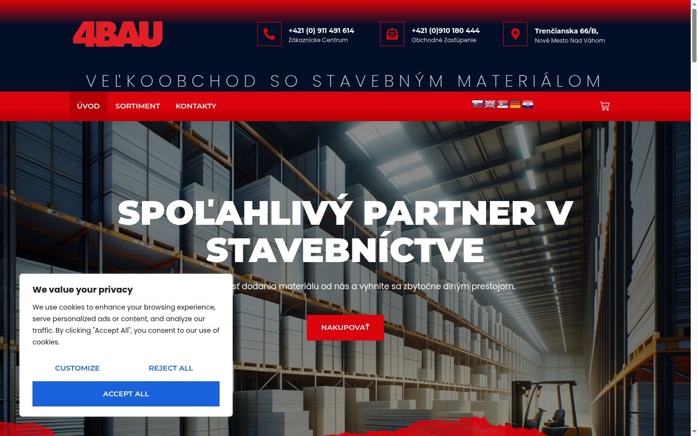 Screenshot tal-banner tal-kunsens muri qabel kwalunkwe interazzjoni