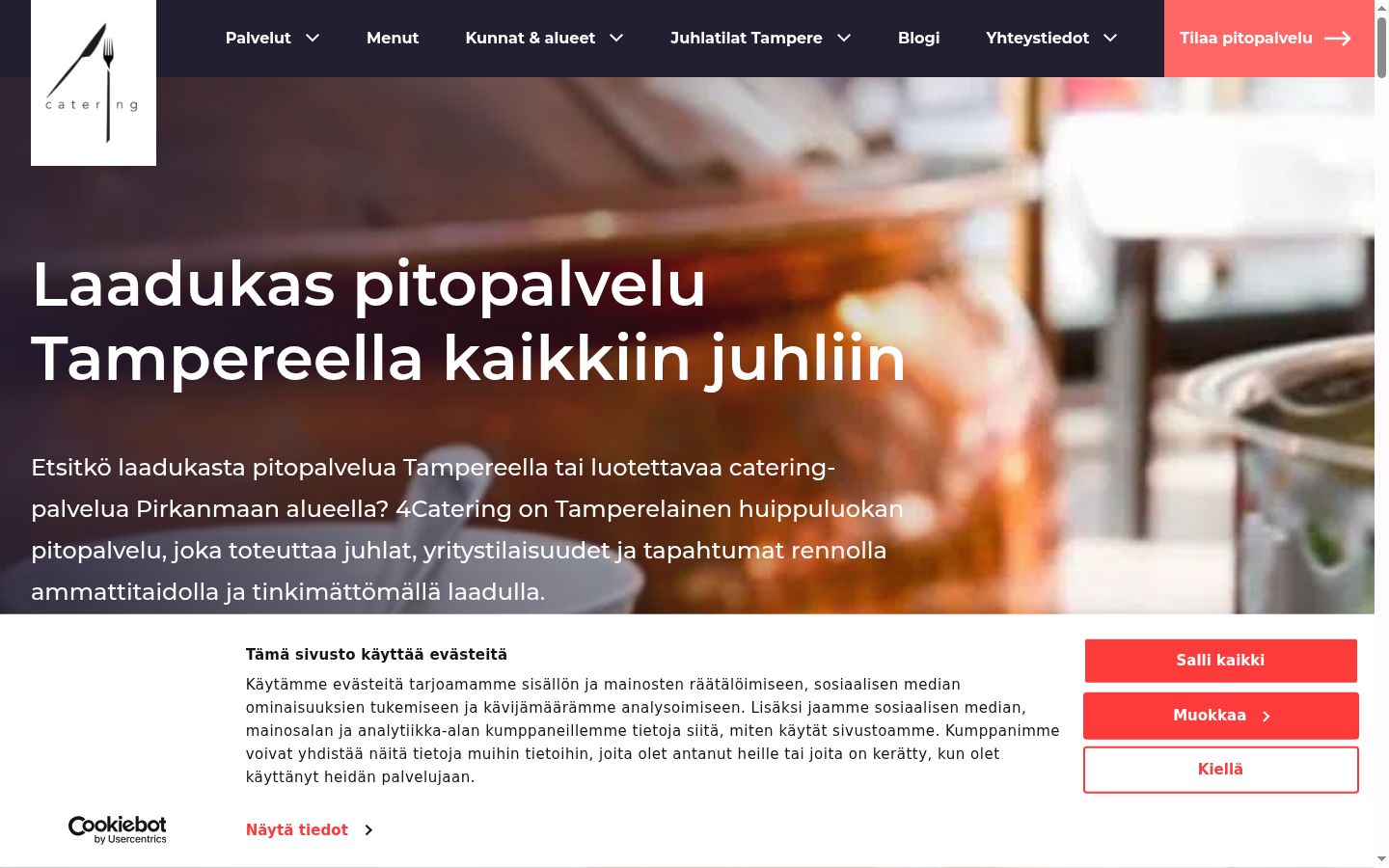 Ekrānuzņēmums ar piekrišanas baneri, kas tika rādīts pirms jebkādas mijiedarbības