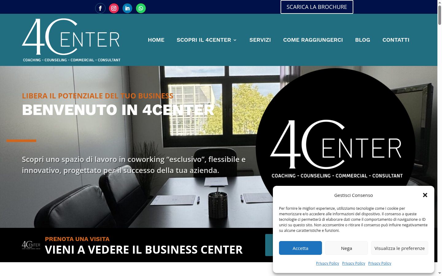 Screenshot tal-banner tal-kunsens muri qabel kwalunkwe interazzjoni