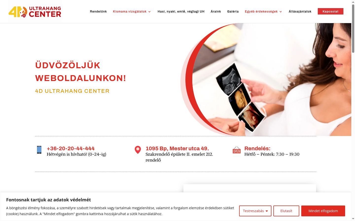 Screenshot van de toestemmingsbanner zoals getoond vóór enige interactie