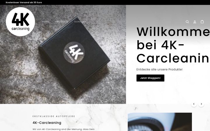 Screenshot of 4k-carcleaning.de