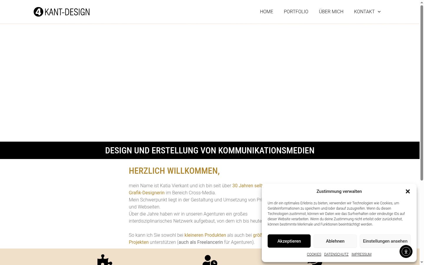 Screenshot tal-banner tal-kunsens muri qabel kwalunkwe interazzjoni