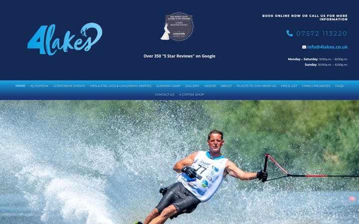 Screenshot di 4lakes.co.uk