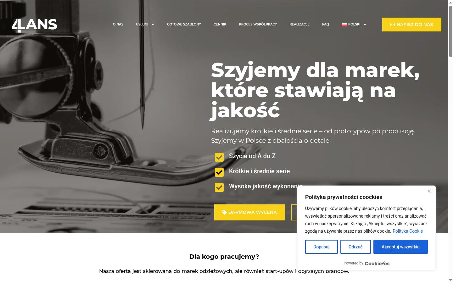 Ekraanipilt nõusolekubännerist, mida näidati enne mis tahes suhtlust