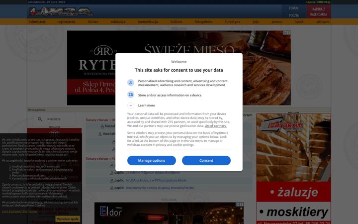 Screenshot of 4lomza.pl