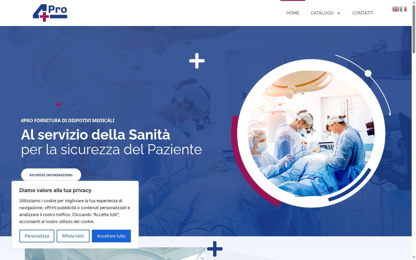 Captura de ecrã do banner de consentimento apresentado antes de qualquer interação