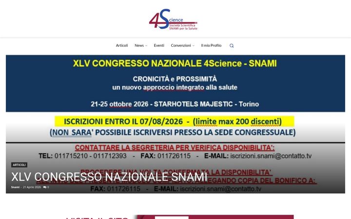 Screenshot of 4s-snami.it