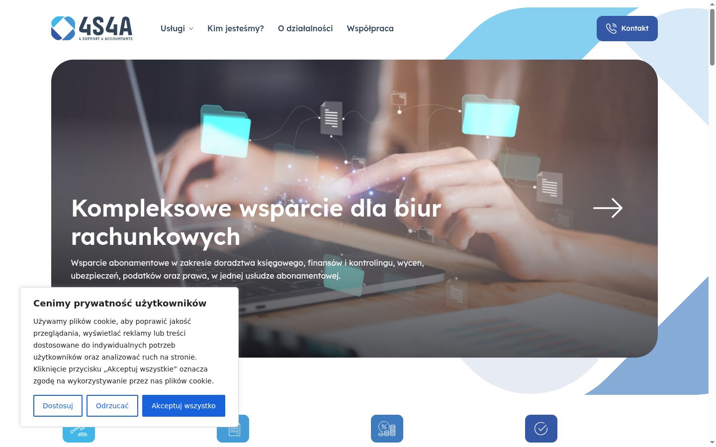 Posnetek zaslona pasice za privolitev, prikazane pred kakršno koli interakcijo