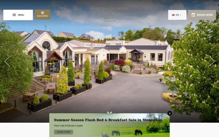Screenshot of 4seasonshotel.ie