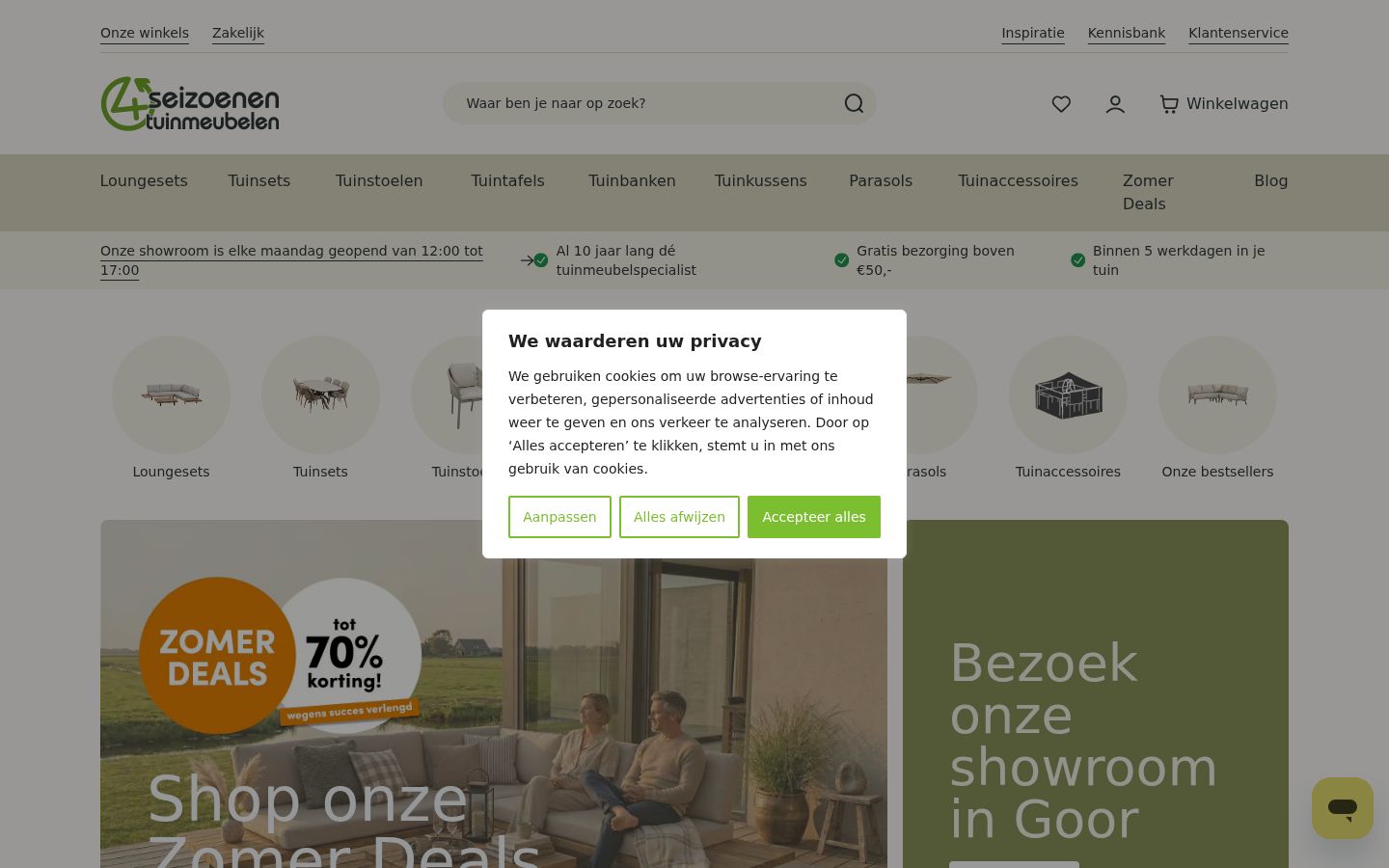 Snímka obrazovky banera súhlasu zobrazeného pred akoukoľvek interakciou