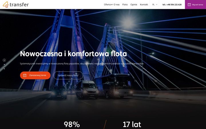 Screenshot of 4transfer.pl