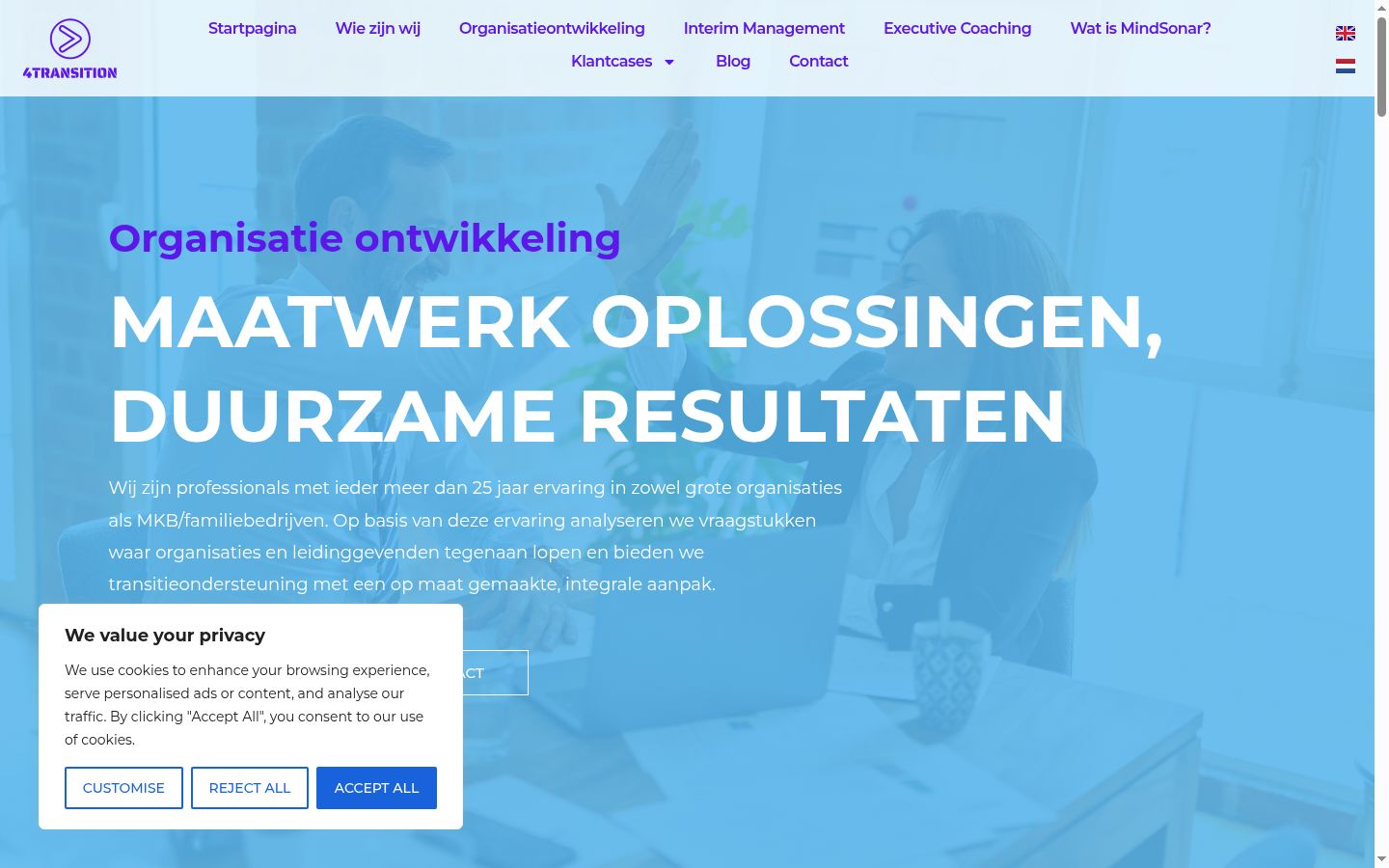 Sutikimo reklamjuostės, rodytos prieš bet kokią sąveiką, ekrano kopija