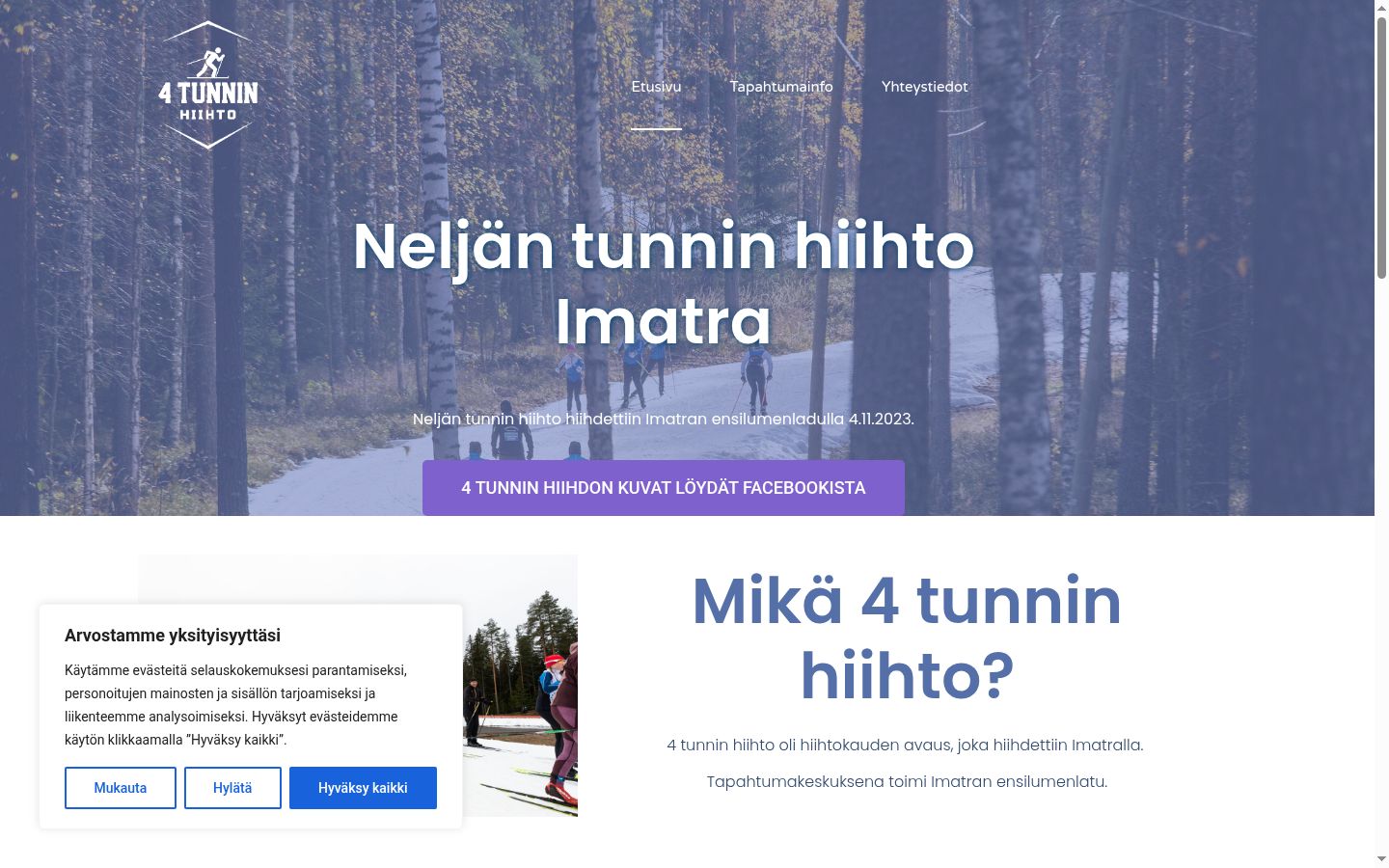 Screenshot van de toestemmingsbanner zoals getoond vóór enige interactie