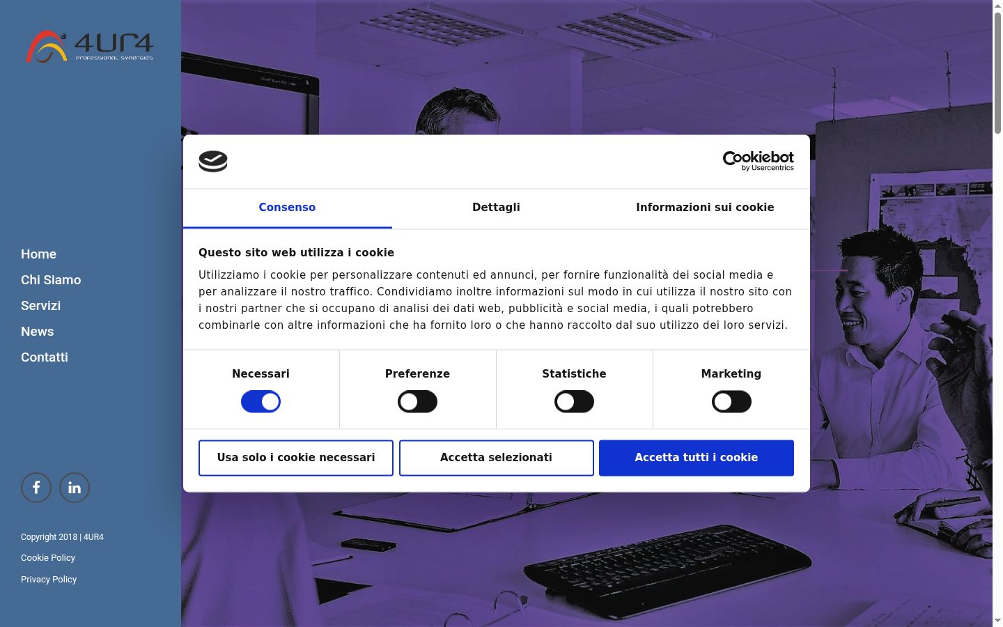 Snimka zaslona bannera za privolu prikazanog prije bilo kakve interakcije