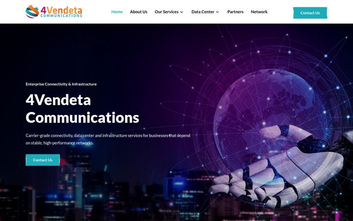 Screenshot of 4vendeta.com