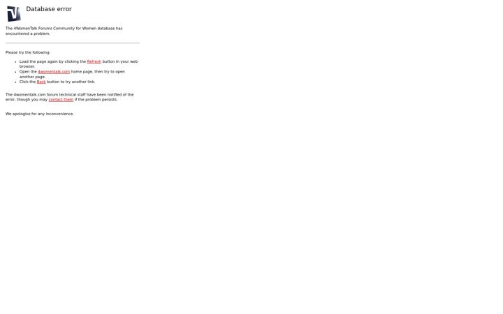 Screenshot of 4womentalk.com