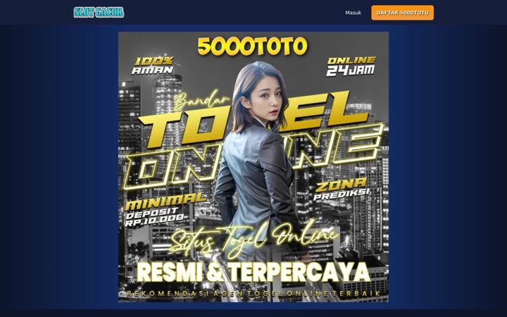 Posnetek zaslona 5000toto.org