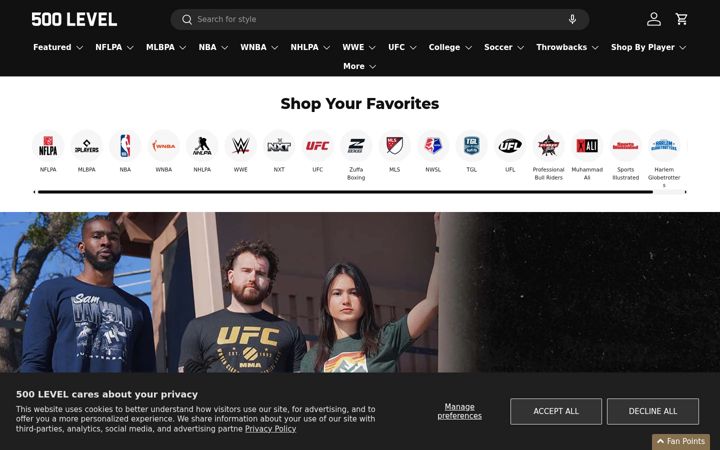 Екранна снимка на 500level.com