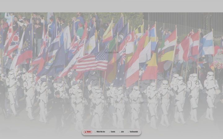 Kuvakaappaus sivustosta 501st.com