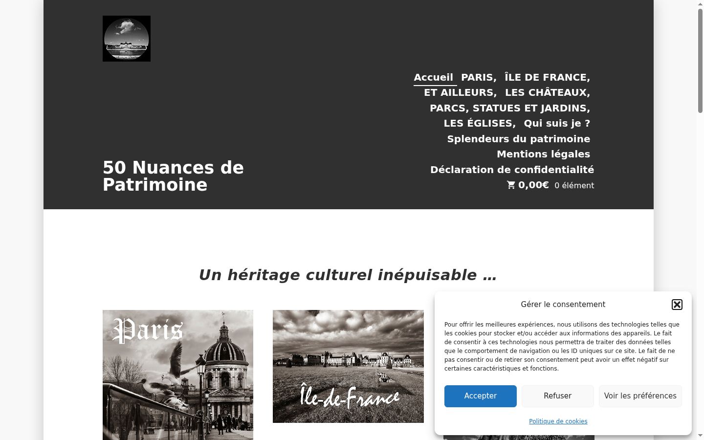 Screenshot tal-banner tal-kunsens muri qabel kwalunkwe interazzjoni