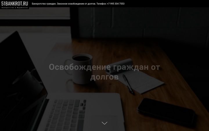 Screenshot of 51bankrot.ru