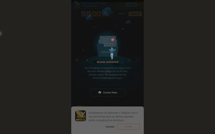 Screenshot of 55qq59.com
