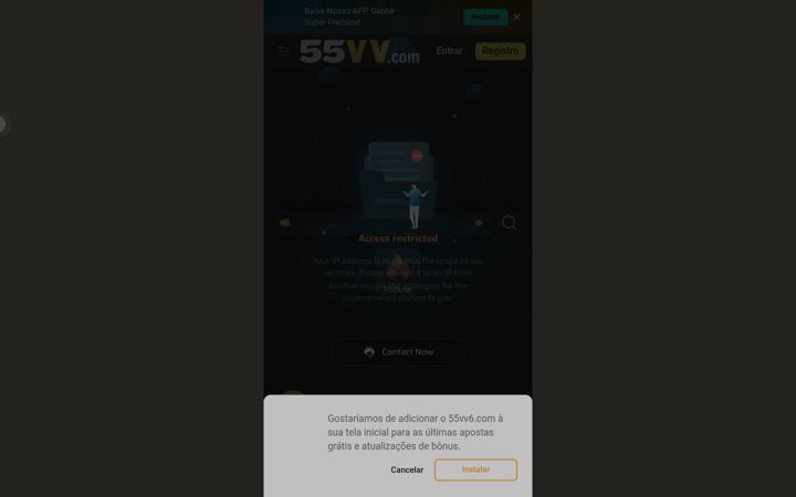 Skærmbillede af 55vv6.com