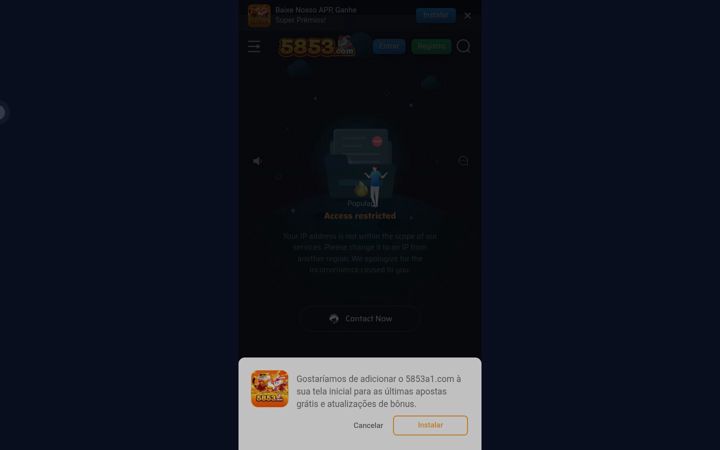 Screenshot of 5853a1.com