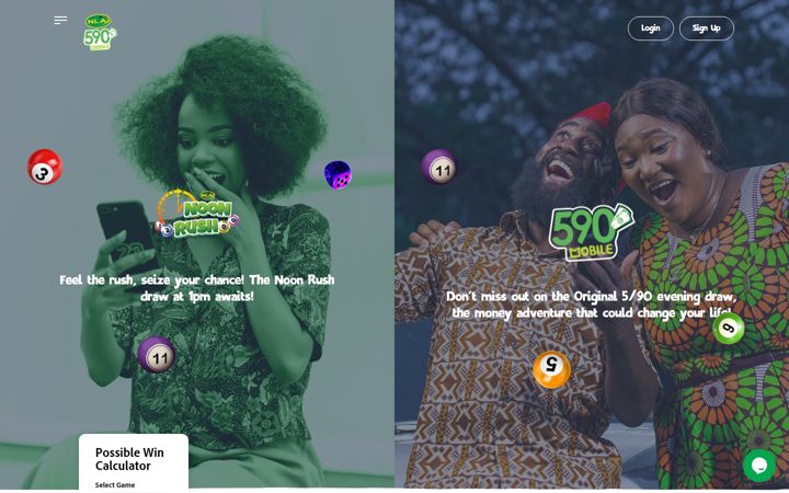 Screenshot of 590mobile.com.gh
