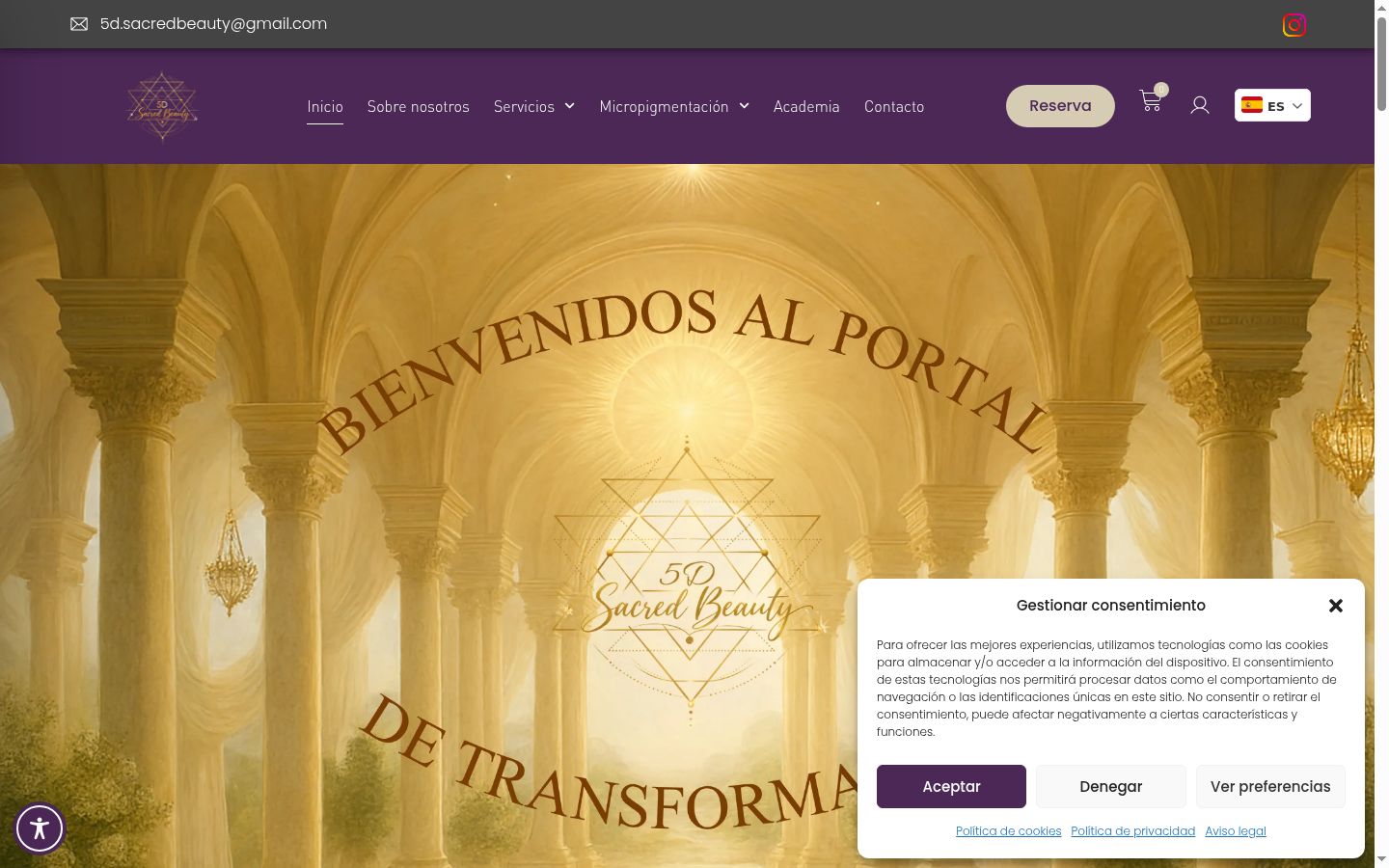 Screenshot tal-banner tal-kunsens muri qabel kwalunkwe interazzjoni