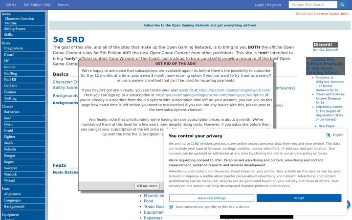 Screenshot of 5esrd.com