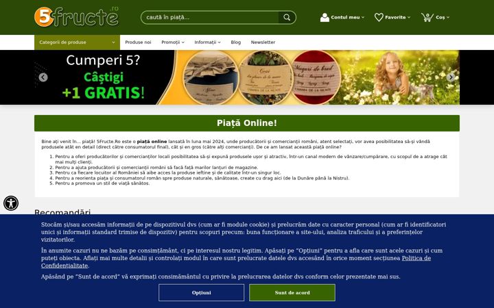 Screenshot of 5fructe.ro