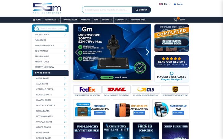 Screenshot of 5g-m.com