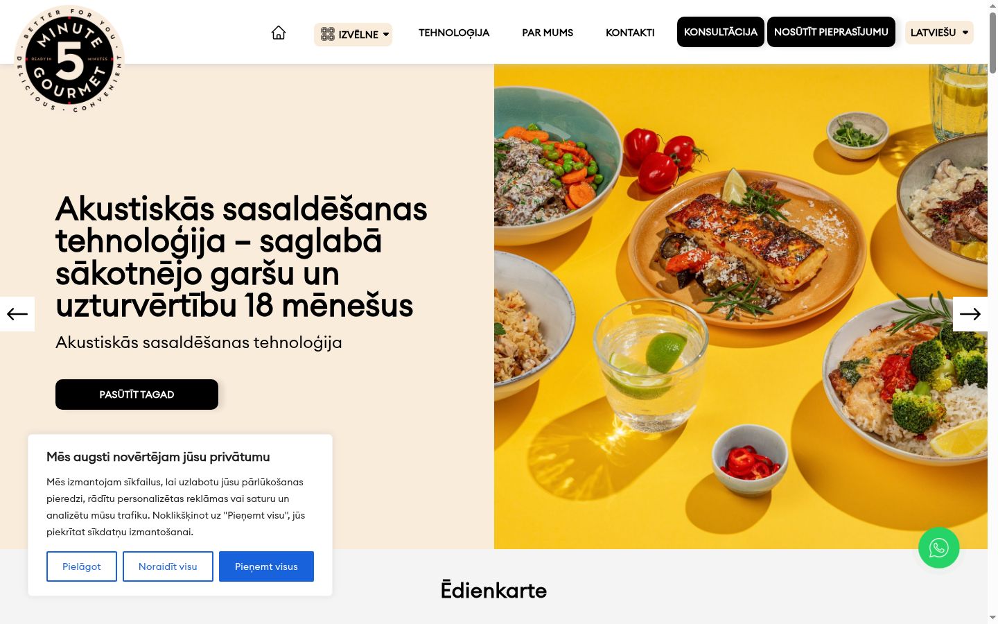 Snímka obrazovky banera súhlasu zobrazeného pred akoukoľvek interakciou