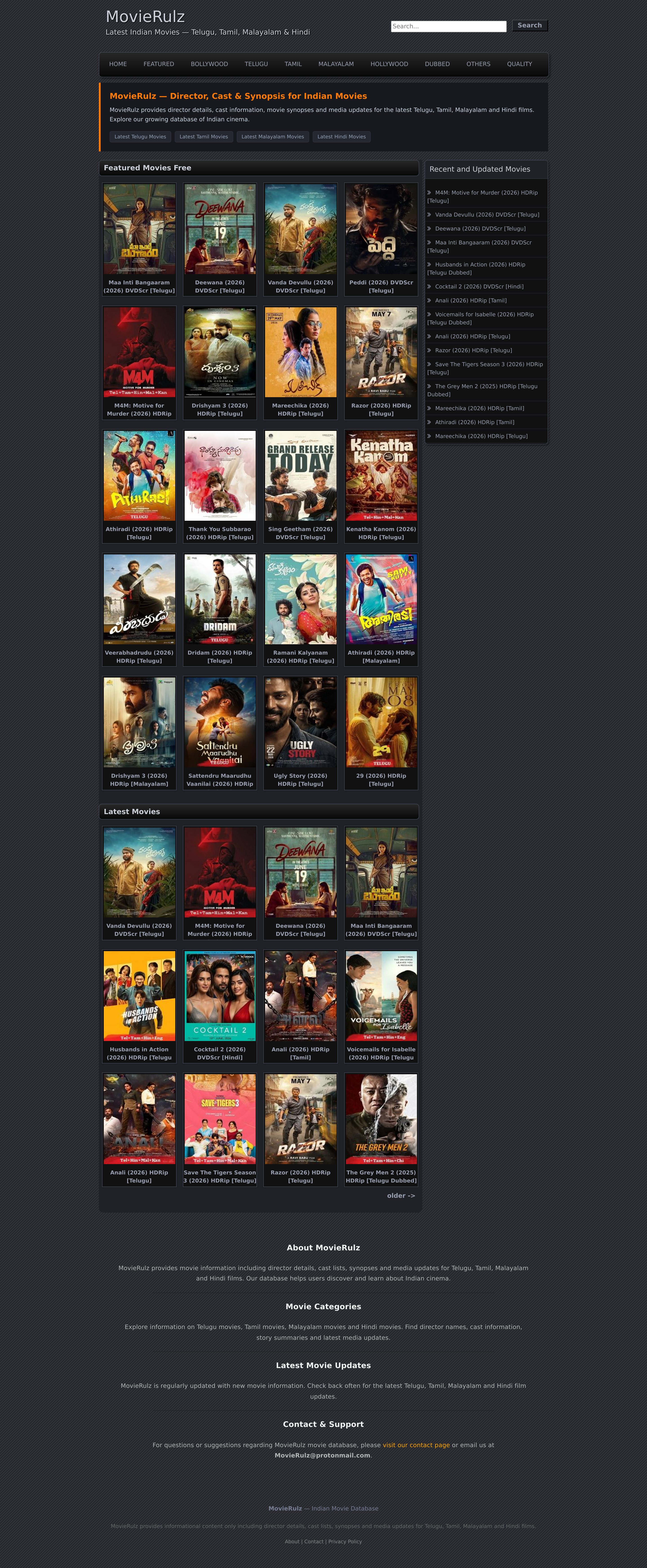 Screenshot of 5movierulz.forsale