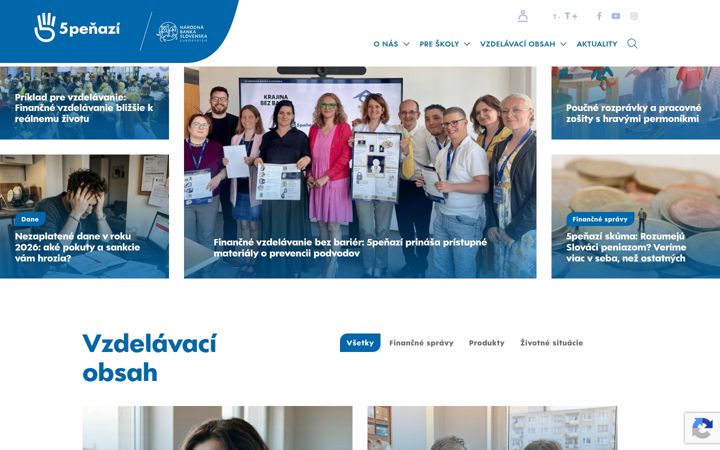 Screenshot of 5penazi.sk