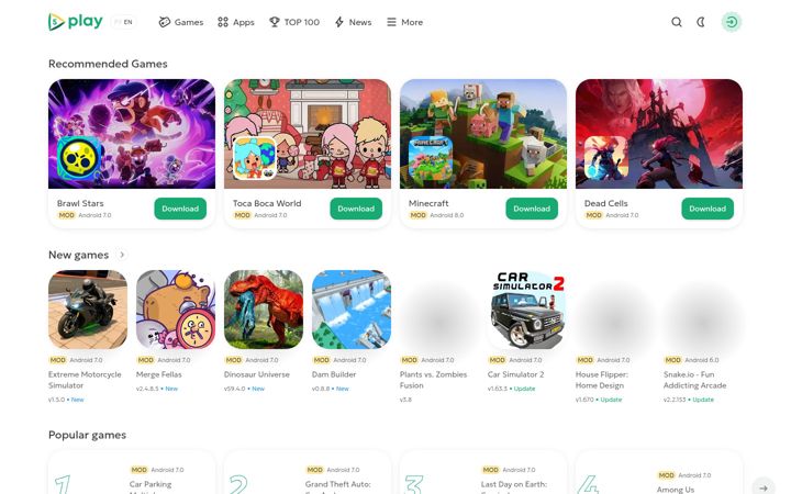 Screenshot di 5play.org