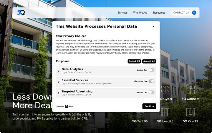 Screenshot of 5qpartners.com