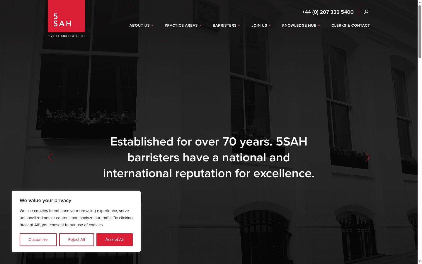 Screenshot tal-banner tal-kunsens muri qabel kwalunkwe interazzjoni