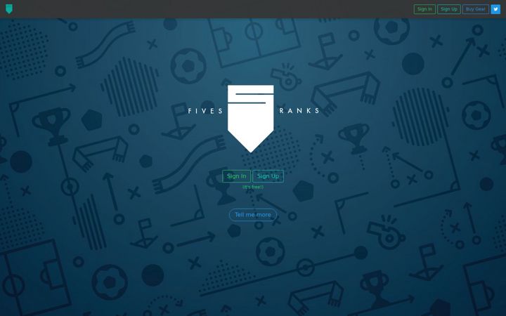 Screenshot of 5sranks.com