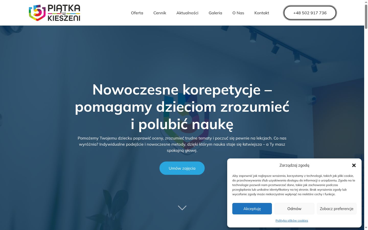 Ekrānuzņēmums ar piekrišanas baneri, kas tika rādīts pirms jebkādas mijiedarbības