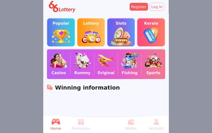 Posnetek zaslona 66lotterym.com