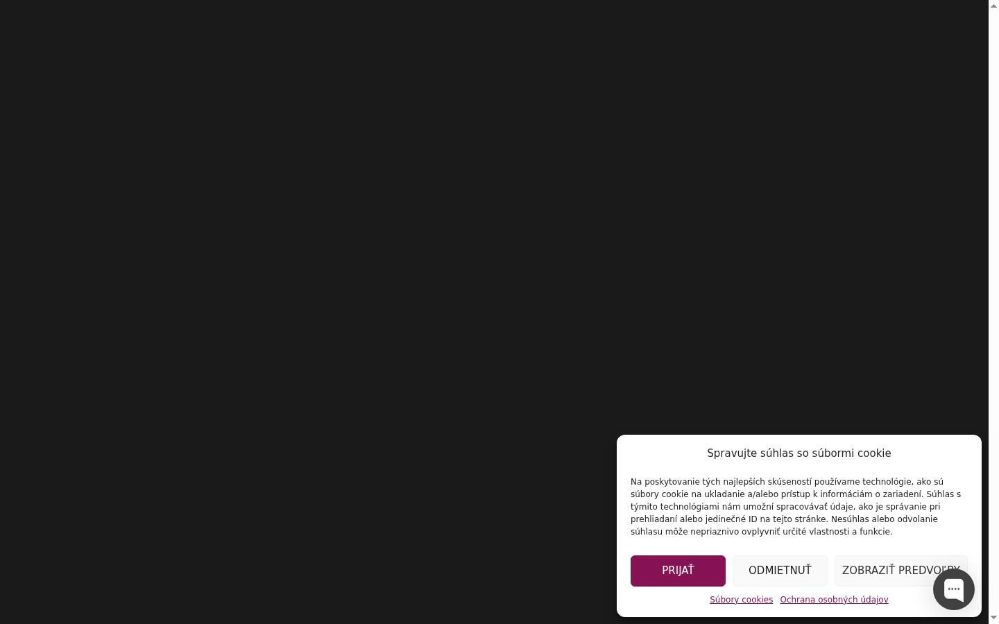 Snimka zaslona bannera za privolu prikazanog prije bilo kakve interakcije