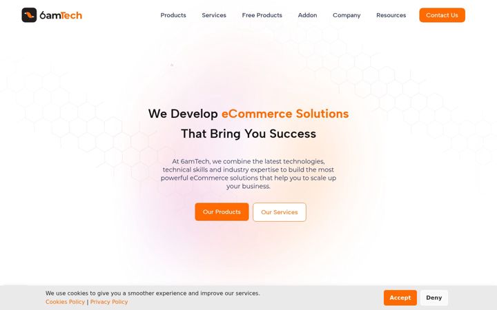 Screenshot of 6amtech.com