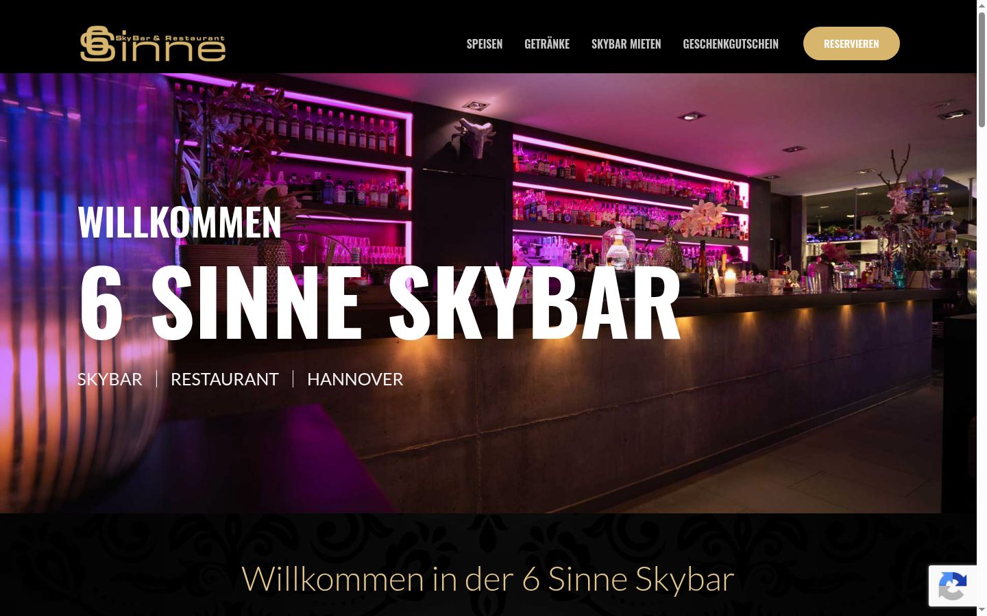 Screenshot des Einwilligungsbanners vor jeglicher Interaktion