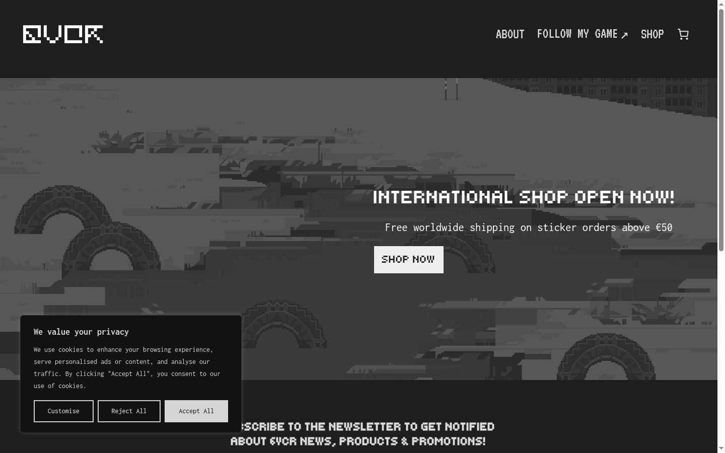 Screenshot tal-banner tal-kunsens muri qabel kwalunkwe interazzjoni