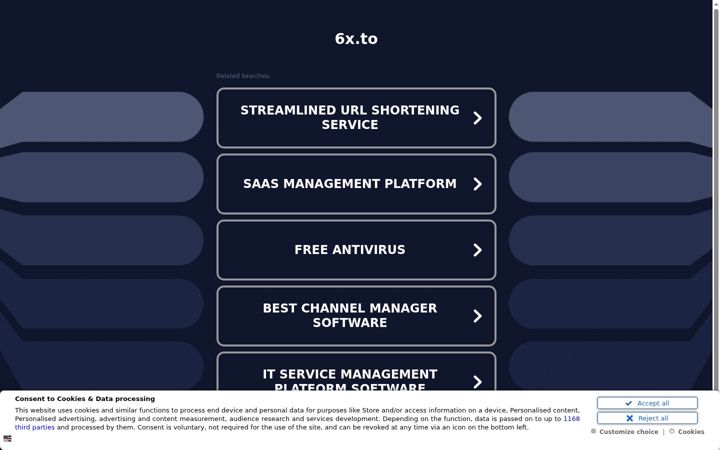 Screenshot of 6x.to